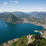 Monte Bré in primavera dalla funicolare di Lugano - Foto: Milo Zanecchia (2020) - Lugano Region